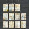 30 Pcs Vintage Letter Scrapbook Paper FGXJ