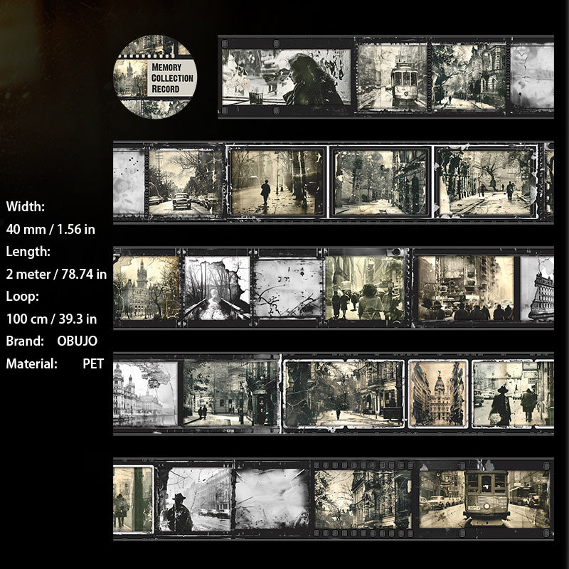 1 Roll Vintage Movie Film PET Tape HYSJL