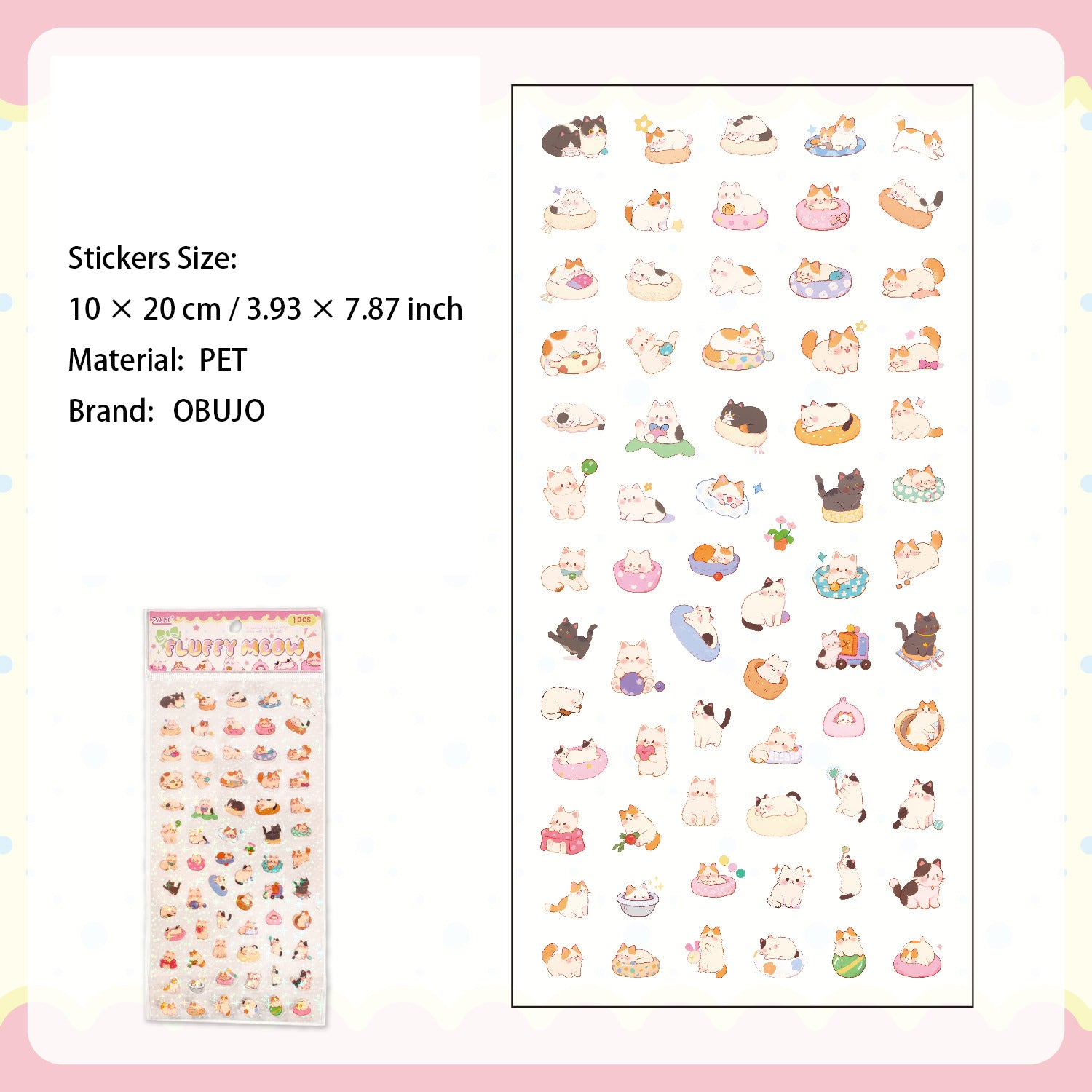 1 Sheet Cute Animal Planner Stickers KLMYJ