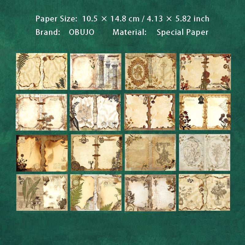 192 Sheets Vintage Junk Journal Paper Book YFSG