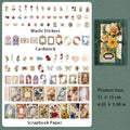 200 Pcs Junk Journal Paper and Stickers Kit BBJY