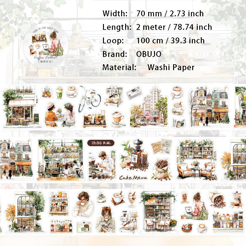 1 Roll Shop Store Washi Stickers Tape LSRC