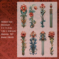 16 Pcs Creative Vintage PET Stickers FDXL
