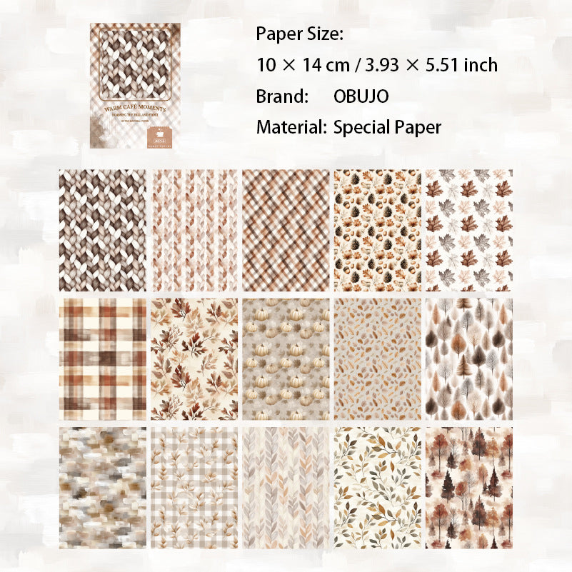 30 Sheets Vinter Themed Journal Paper MYQD