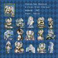 15 Pcs Fantasy Cartoon Girl PET Stickers HMHEZ