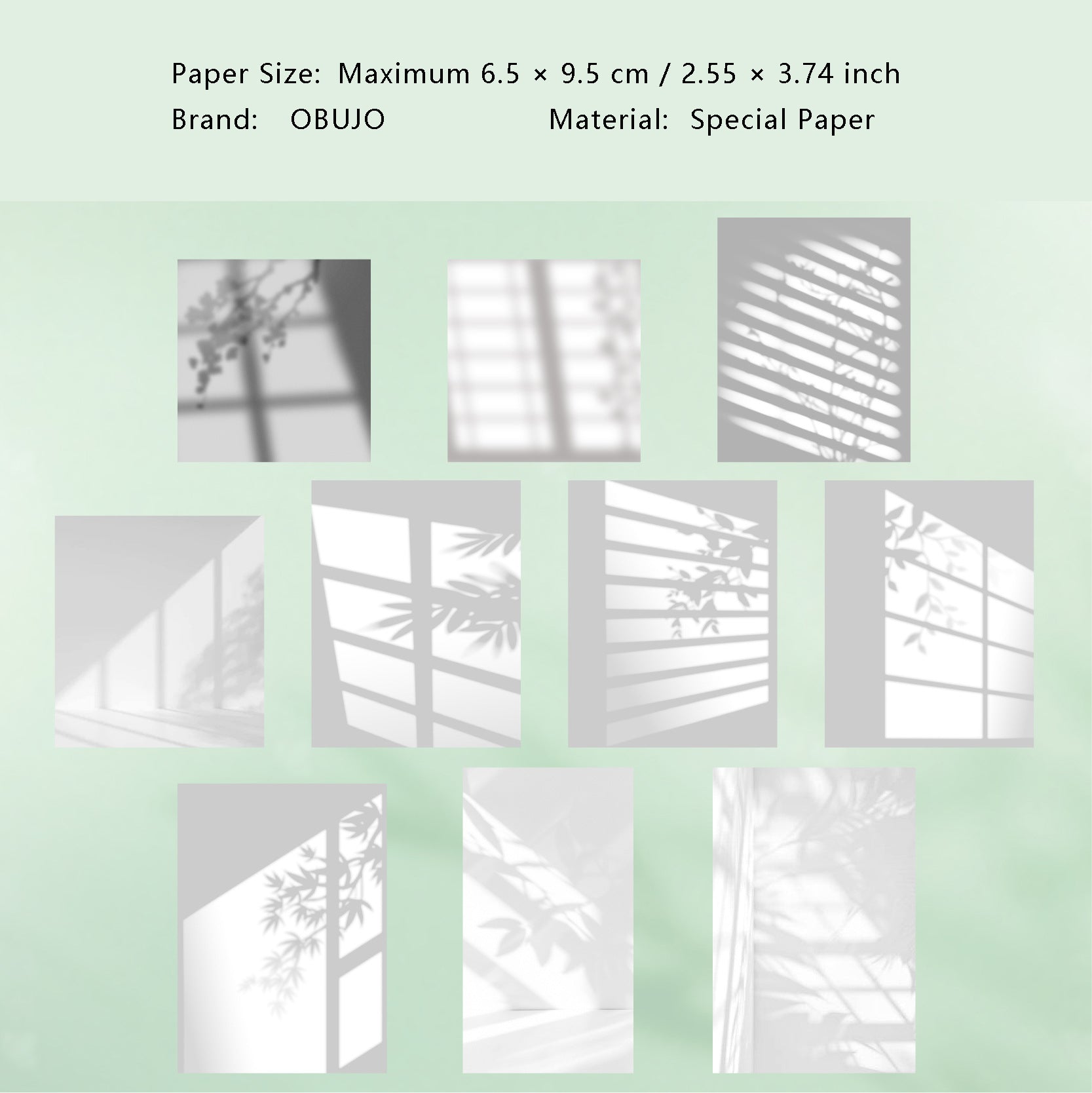 20 Pcs Shadow Theme Notpad GYQP