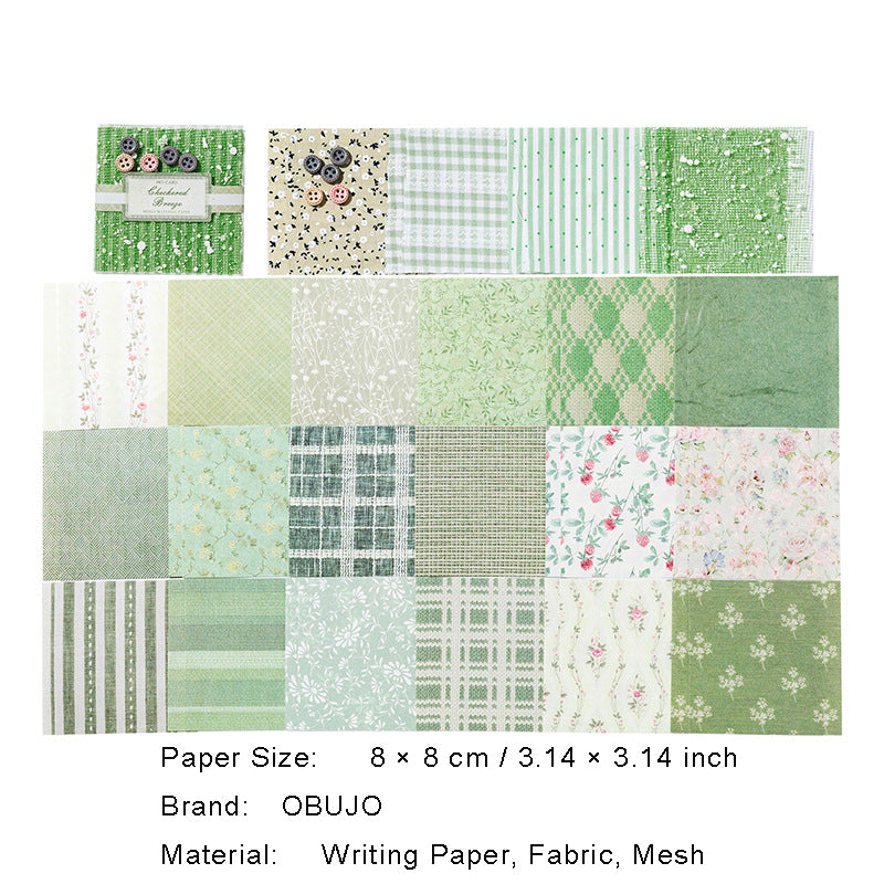 44 Pcs Texture Scrapbook Paper BJLM