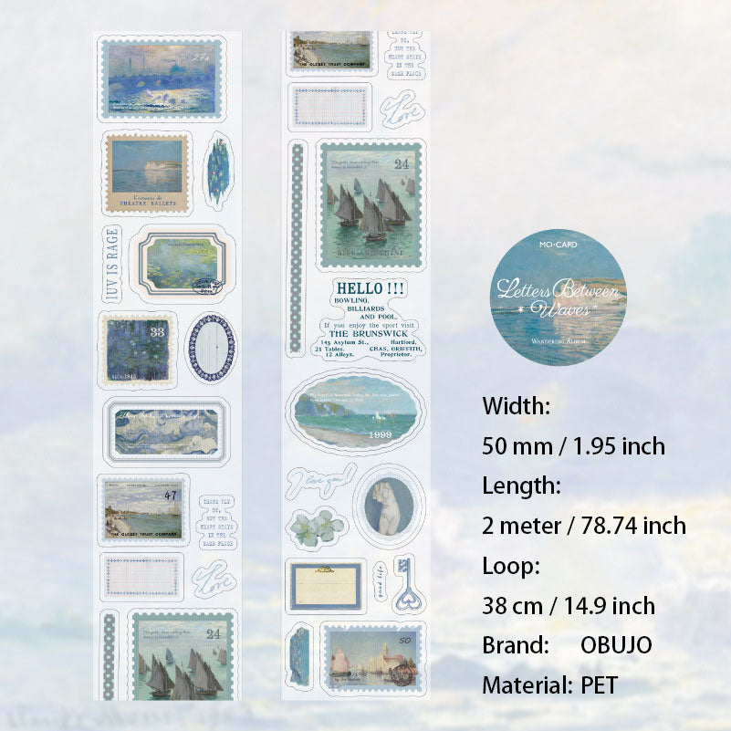 1 Roll Painting Art PET Stickers Tape MYHJ