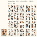 20 Pcs Vintage PET Stickers Book ZSLN