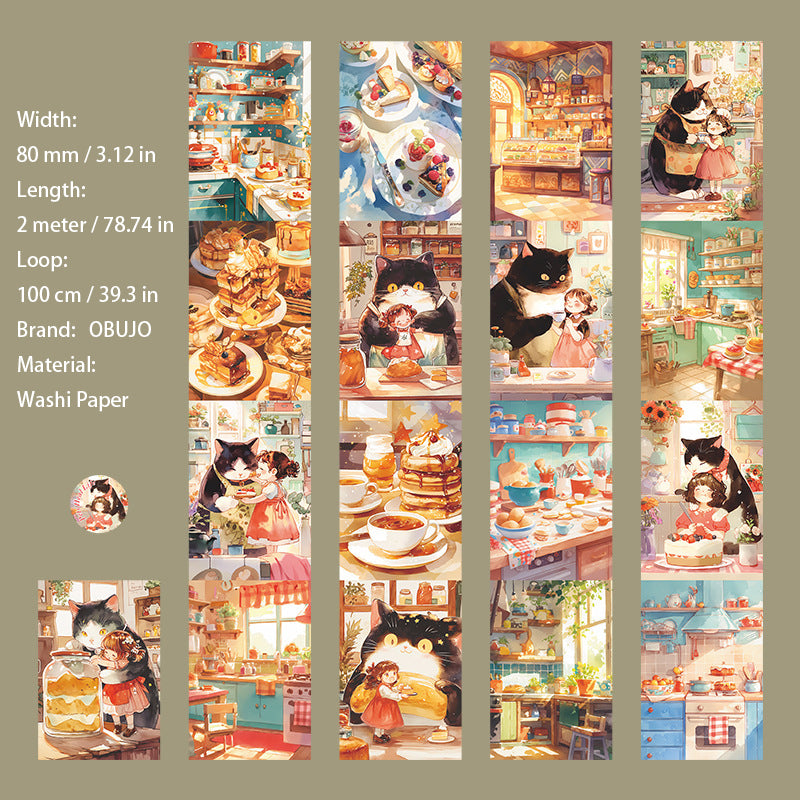 1 Roll Fantasy Cartoon Washi Tape ACZYSH