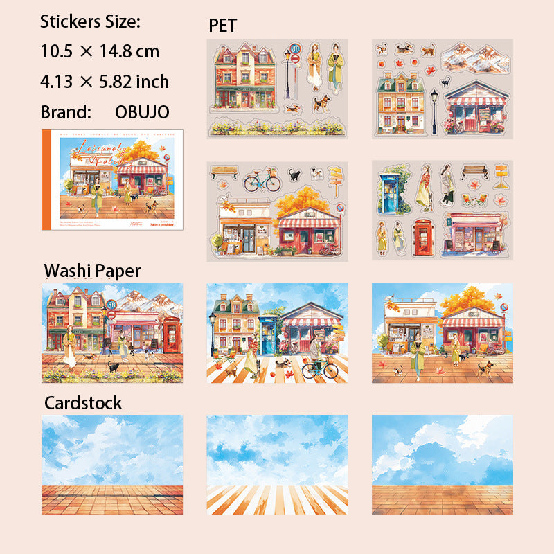 10 Sheets Holiday Theme Stickers Book YXJR