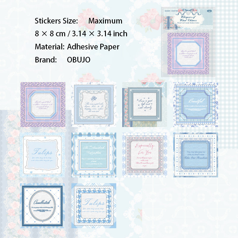 20 Pcs Aesthetic Frame Stickers ZHYFT