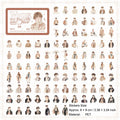 100 Pcs Fashion Boy Girl Stickers DRXP