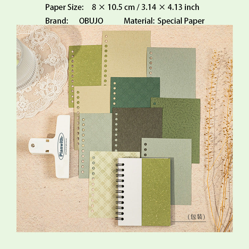 30 Sheets Vintage Color Notebook CZZJMM