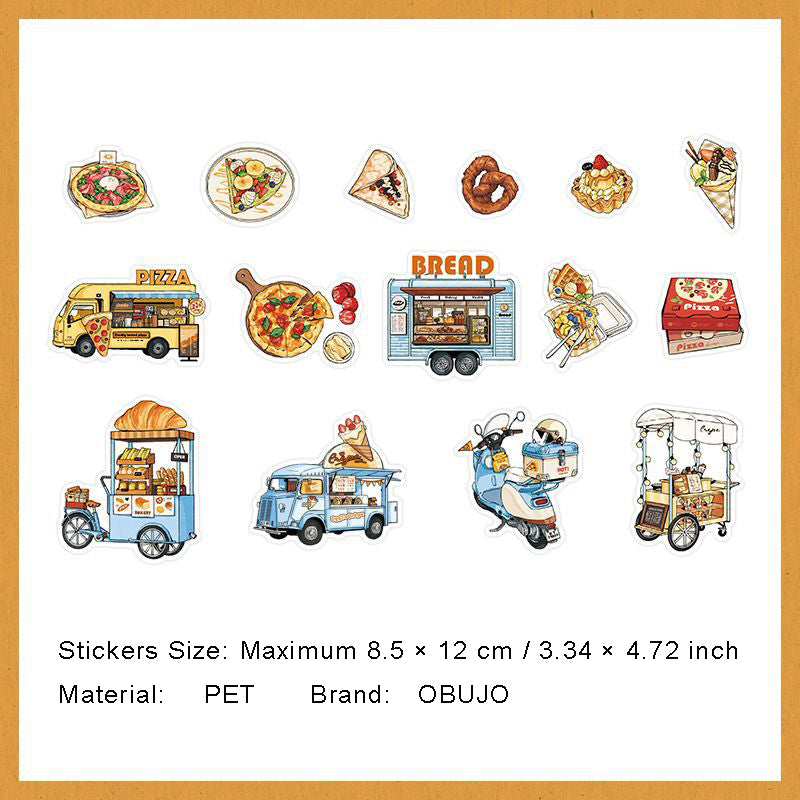 30 Pcs Hobby Theme PET Stickers SJXZ