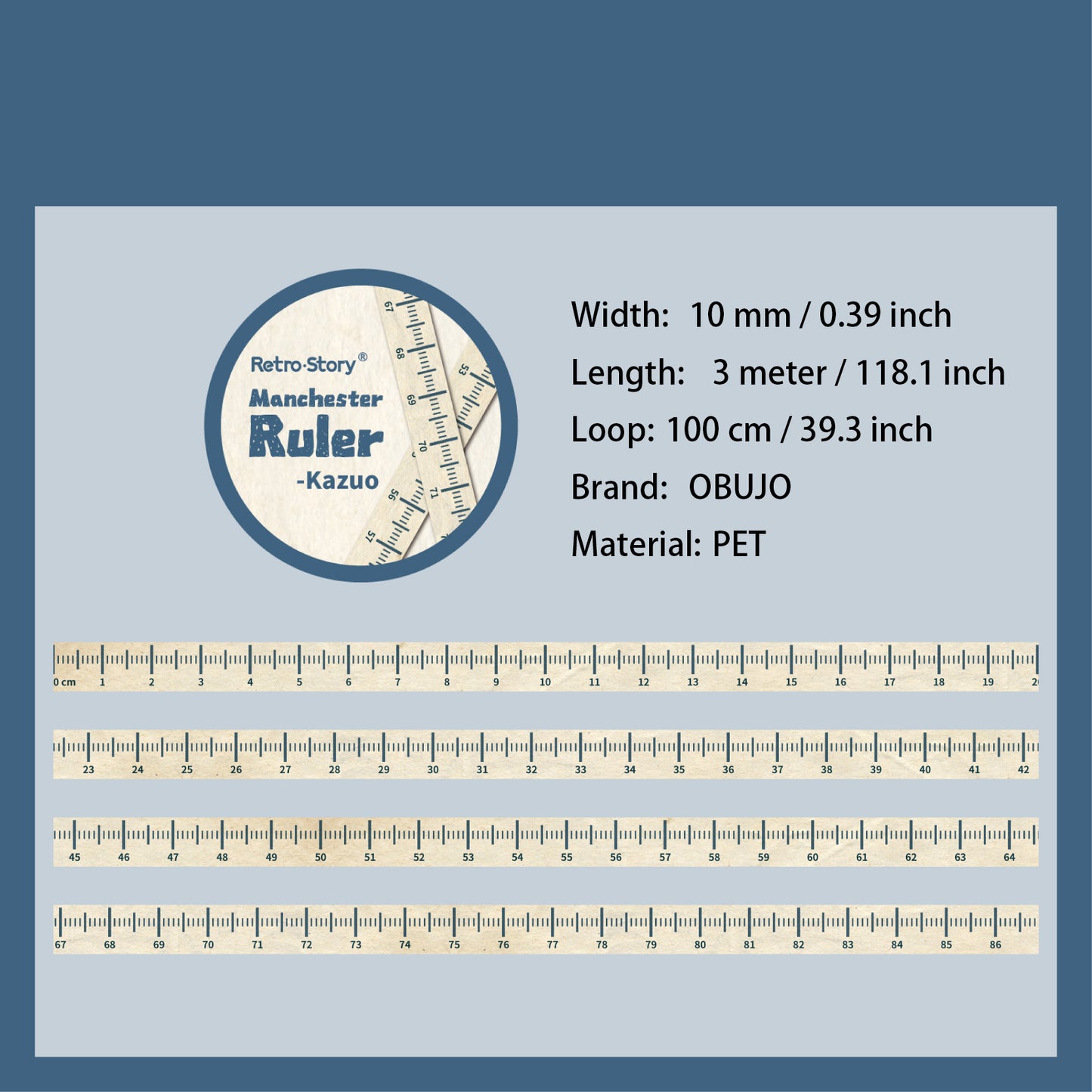 1 Roll Tape Measure PET Tape MCJC