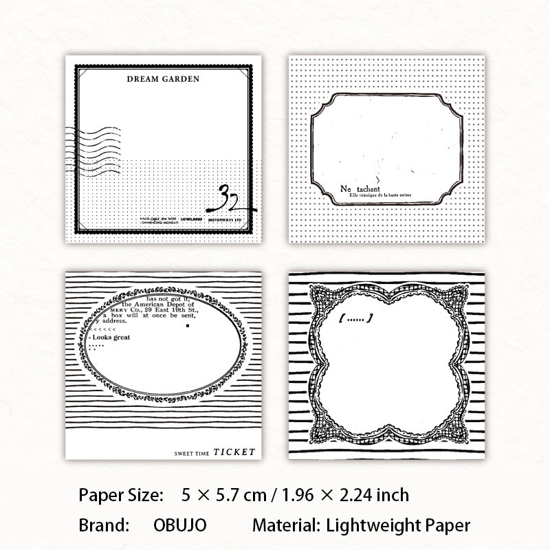 50 Sheets Creative Notepad Paper LCFS