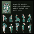 20 Pcs Classic Lady Stickers QJXL