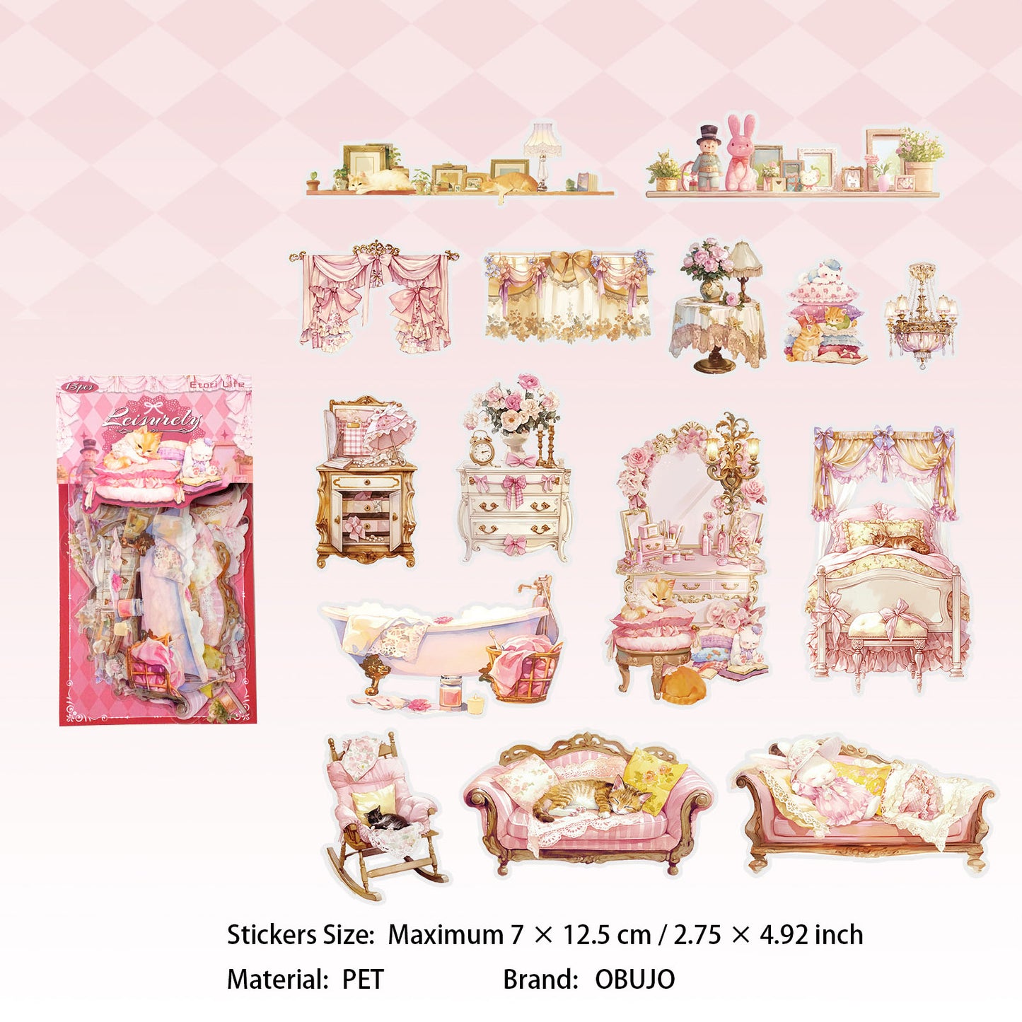 30 Pcs Lifestyle PET Stickers XXCQ