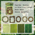 14 Pcs Vintage Journal Frame and Paper SYRK