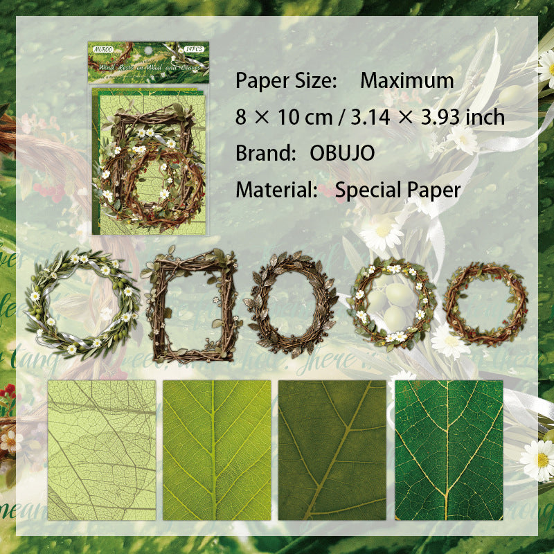 14 Pcs Vintage Journal Frame and Paper SYRK