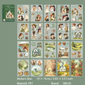 20 Sheets Masterpiece Themed PET Stickers Book MZZCSC
