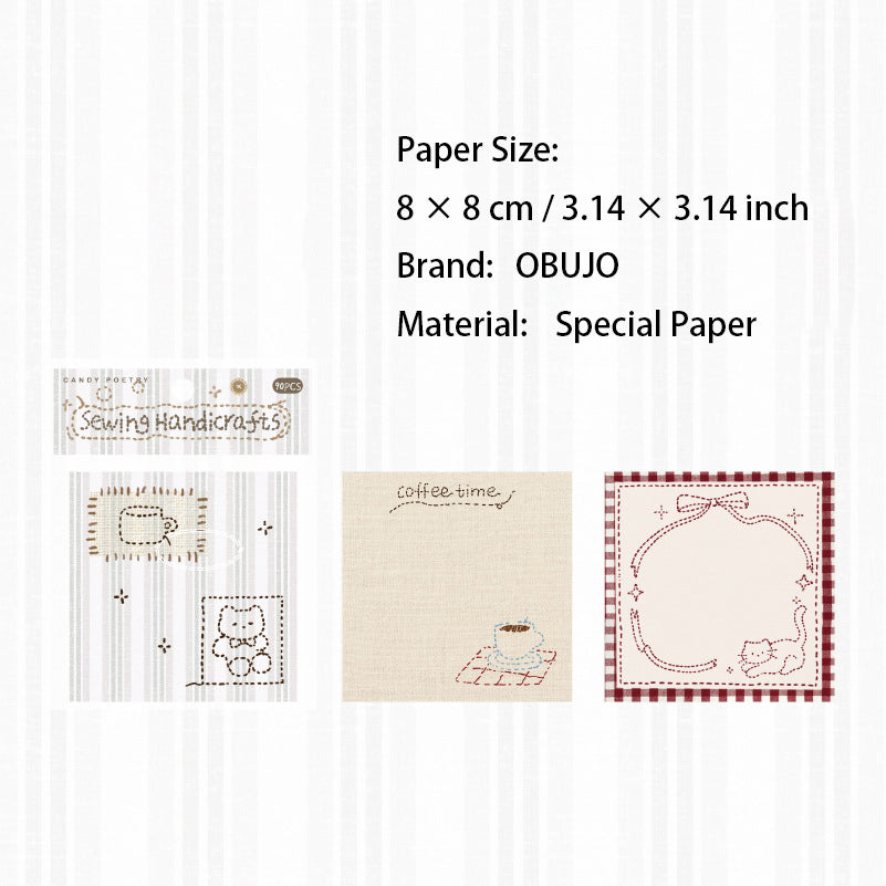 90 Sheets Cute Kawaii Notepad Paper BYSZS
