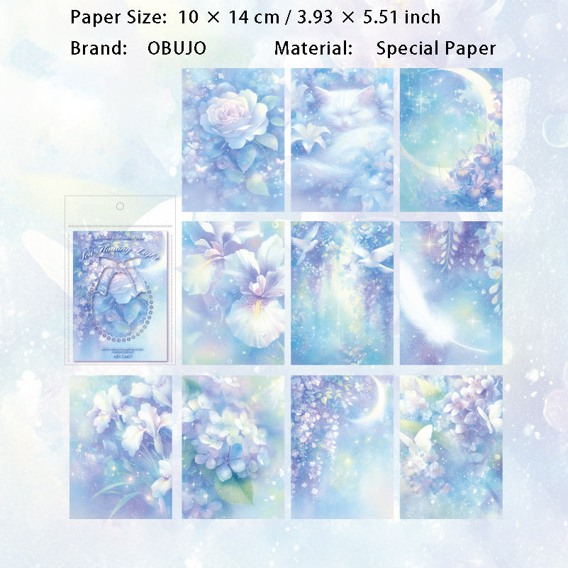 30 Pcs Floral Scrapbook Paper YZHM