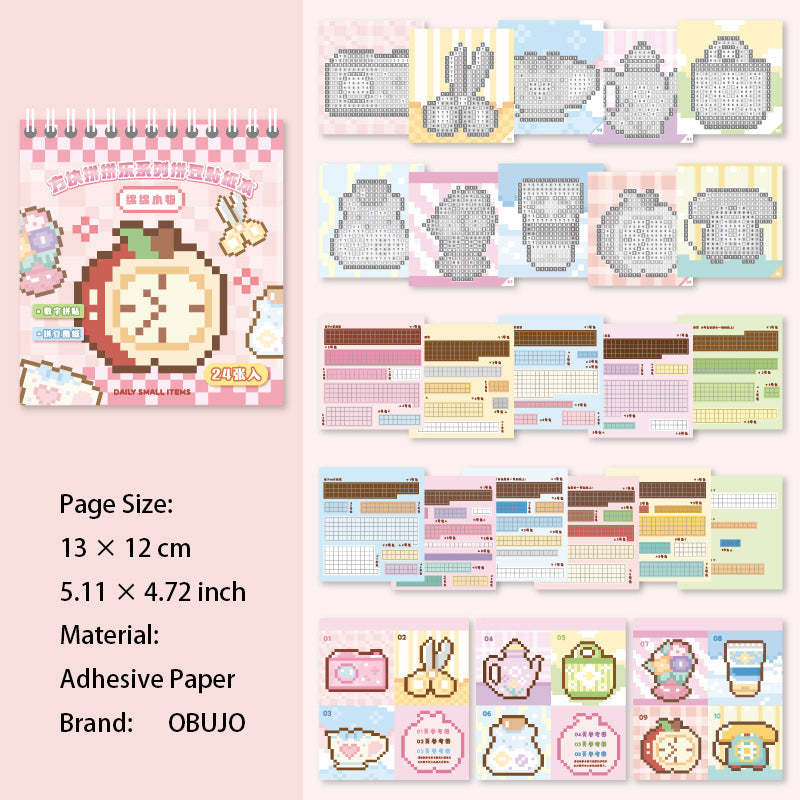 Mosaic Style Puzzle Sticker Book FJPPL