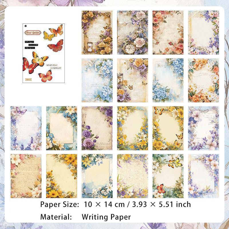 20 Pcs Fantasy Scrapbook Paper GLMJ
