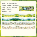 4 Rolls Natural Landscape PET Tape Set RHDY