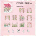 30 Pcs Garden Cat PET Stickers HYLDM