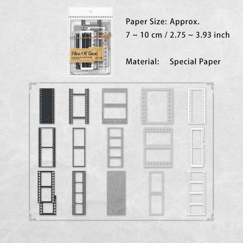 15 Pcs Hollow Cutout Scrapbook Paper KKSJ