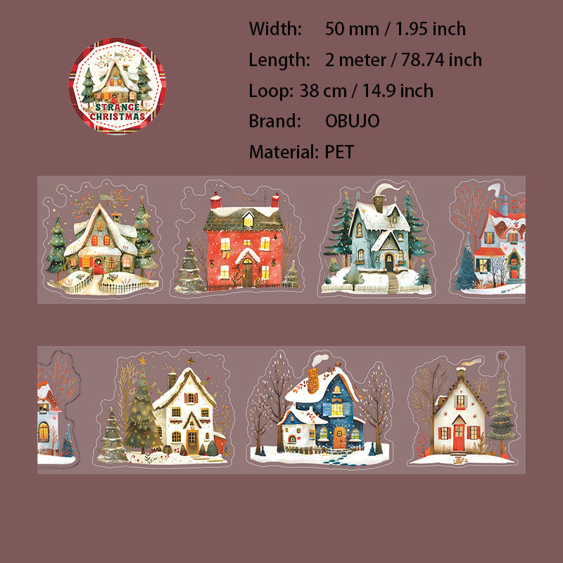 1 Roll Christmas Theme Washi Tape QYSDY