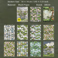 10 Pcs Wall Art Washi Stickers ZQYS