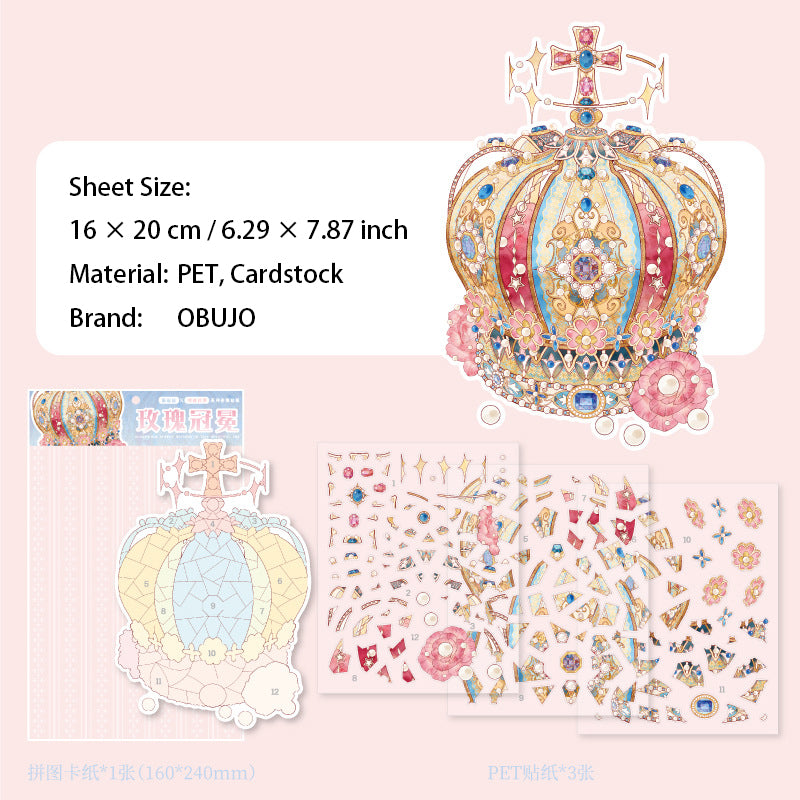 European Royal Themed DIY Stickers Kit DZWS
