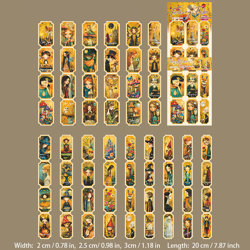 15 Sheets Vintage Fairy Stickers THGSJ