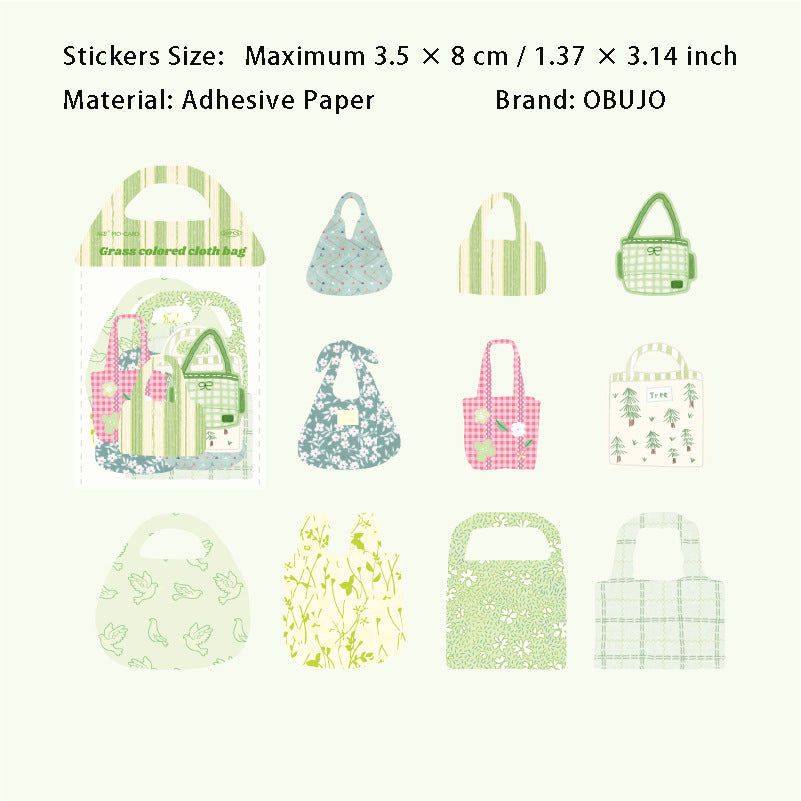 20 Pcs Bag Themed Stickers LGXB