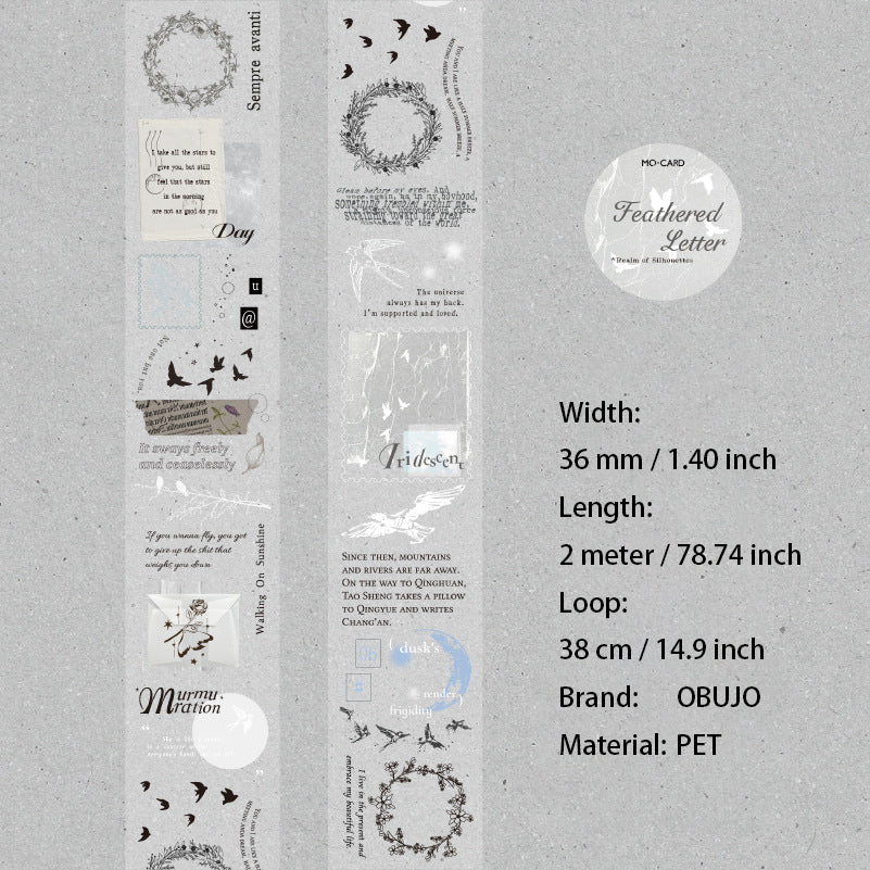 1 Roll Vintage Journal PET Tape SYZJ