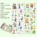 4 Rolls Lifestyle Stickers Tape Set JXSG