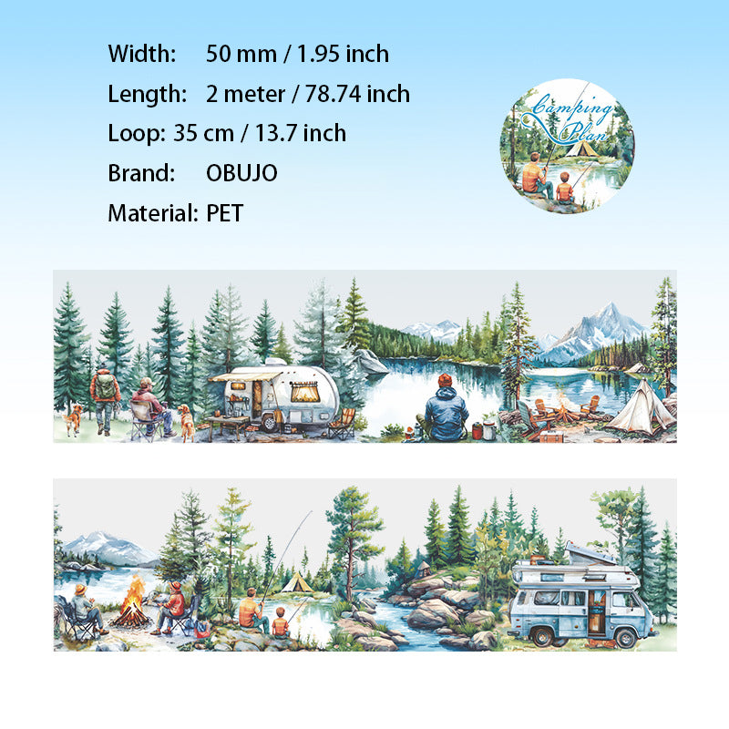 1 Roll Camping PET Tape LYJH