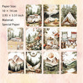 30 Sheests Camping Picnic Scrapbook Paper FYZR