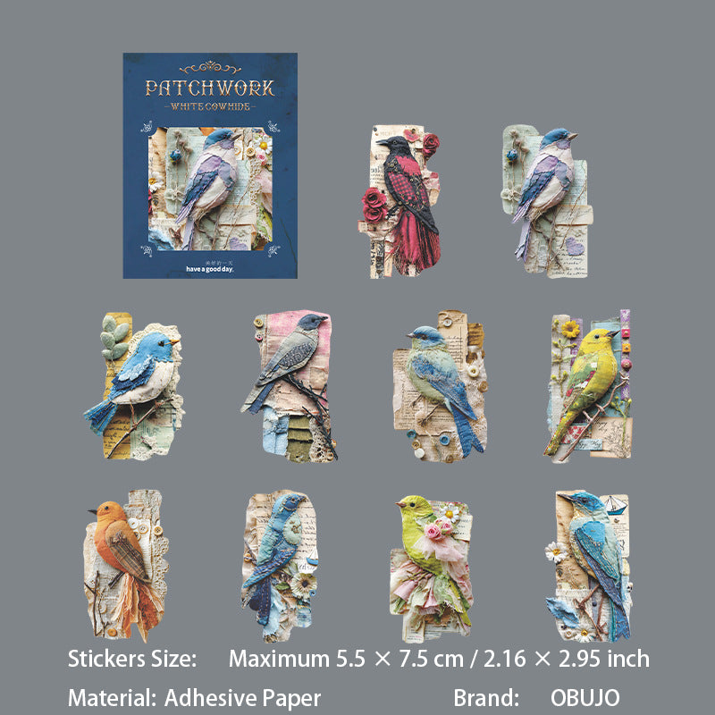 20 Pcs Vintage Junk Journal Stickers PBYS