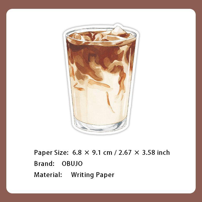 30 Sheets Coffee Theme Sticky Note KFND