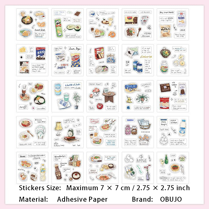 50 Sheets Lifestyle Stickers Book RRSG
