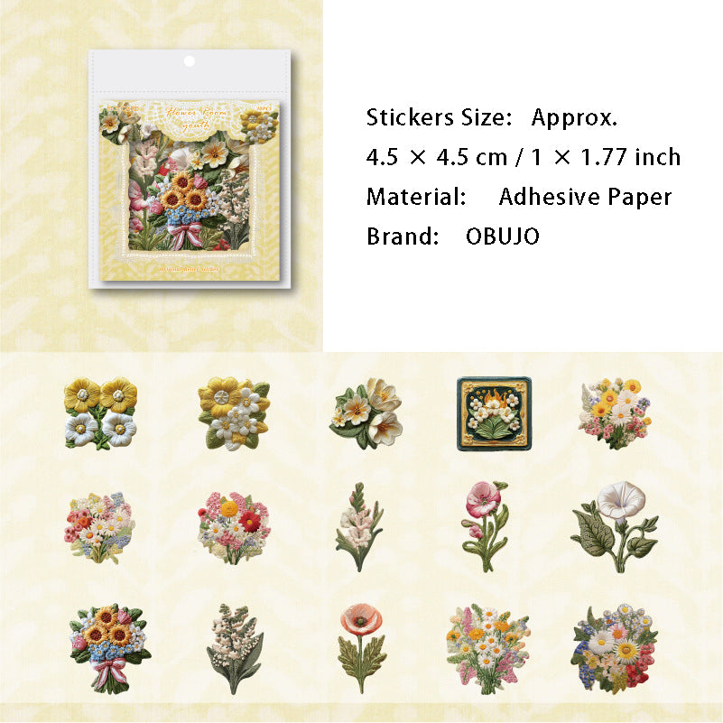 30 Pcs Creative Animal Botanical Stickers CXWY