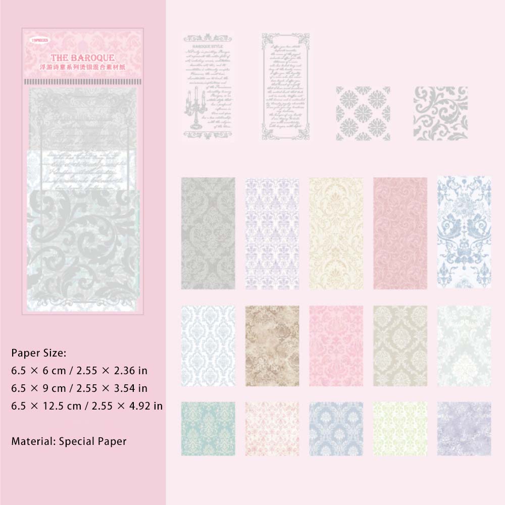 19 Sheet Creative Scrapbook Paper FYSY