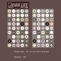 1 Sheet Vintage Sign Stickers BJSH