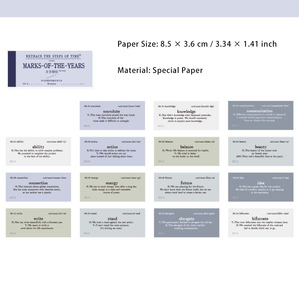 30 Sheets Dictionary Journal Paper SGHS