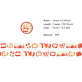 1 Roll Cute Fruit PET Tape SGTX